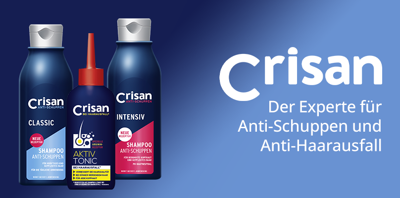 CRISAN – die Lösung für Kopfhaut und Haar