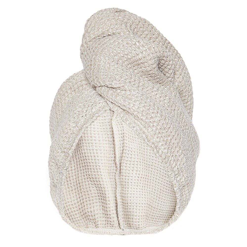 GLOV 100% Linen Hair Wrap - Brown