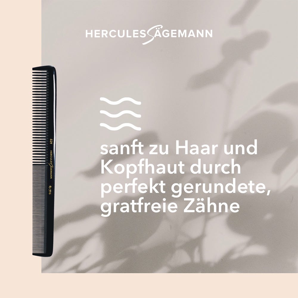 Hercules Sägemann Meisterkamm Cut 621-376, 7"