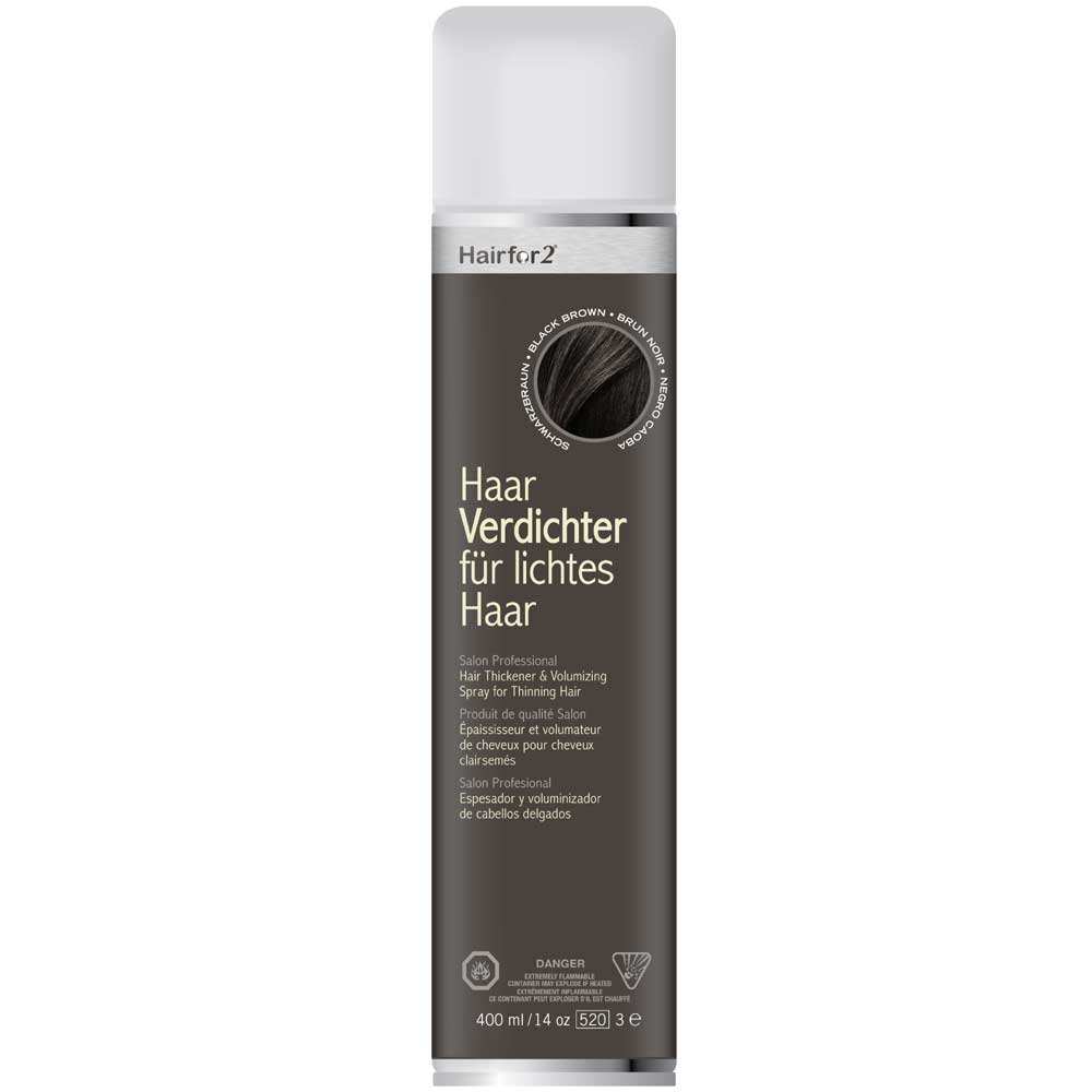 Hairfor2 Haarauffüller Schwarzbraun 400 ml