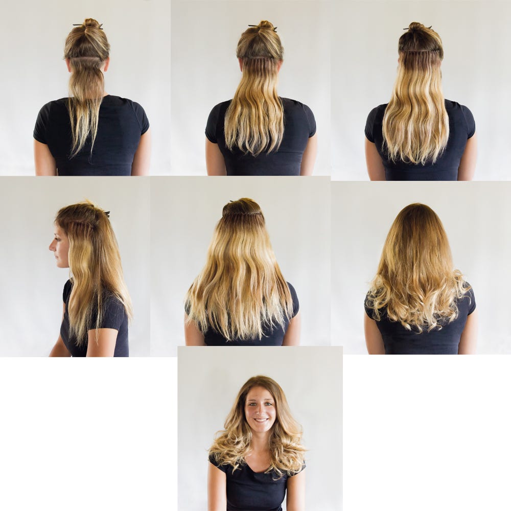 Balmain Clip-in Weft Set 40 cm Clip-In Extensions Rio