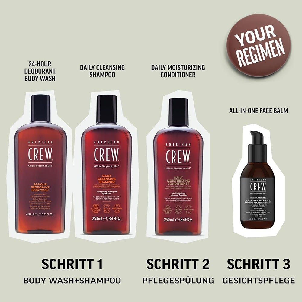 American Crew 24 Hour Deodorant Body Wash 450 ml