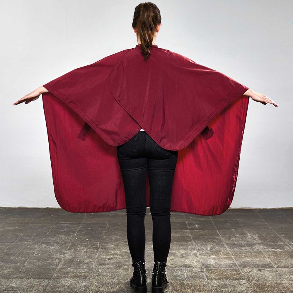 Trend-Design Classic Schneideumhang Burgundrot