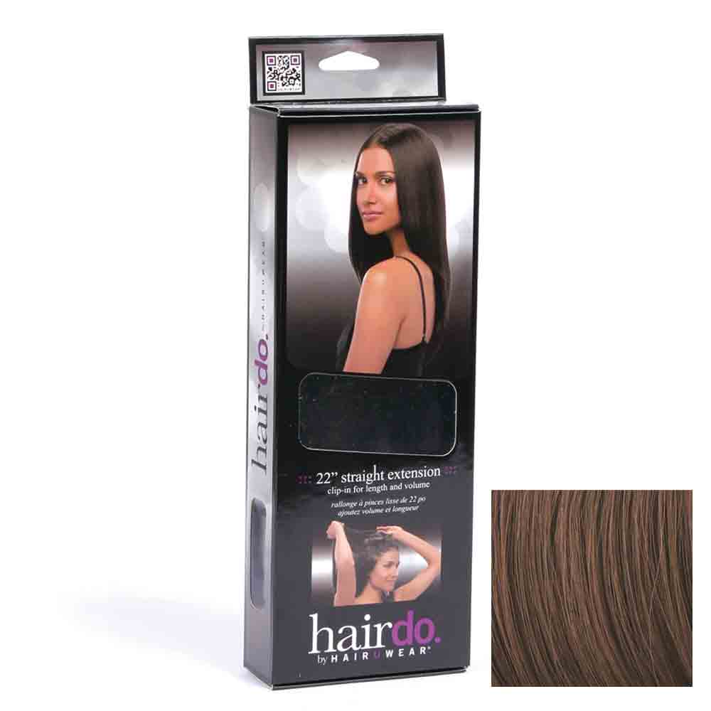 Hairdo Haarteil Clip in Straight Extension R10 Chestnut 55 cm
