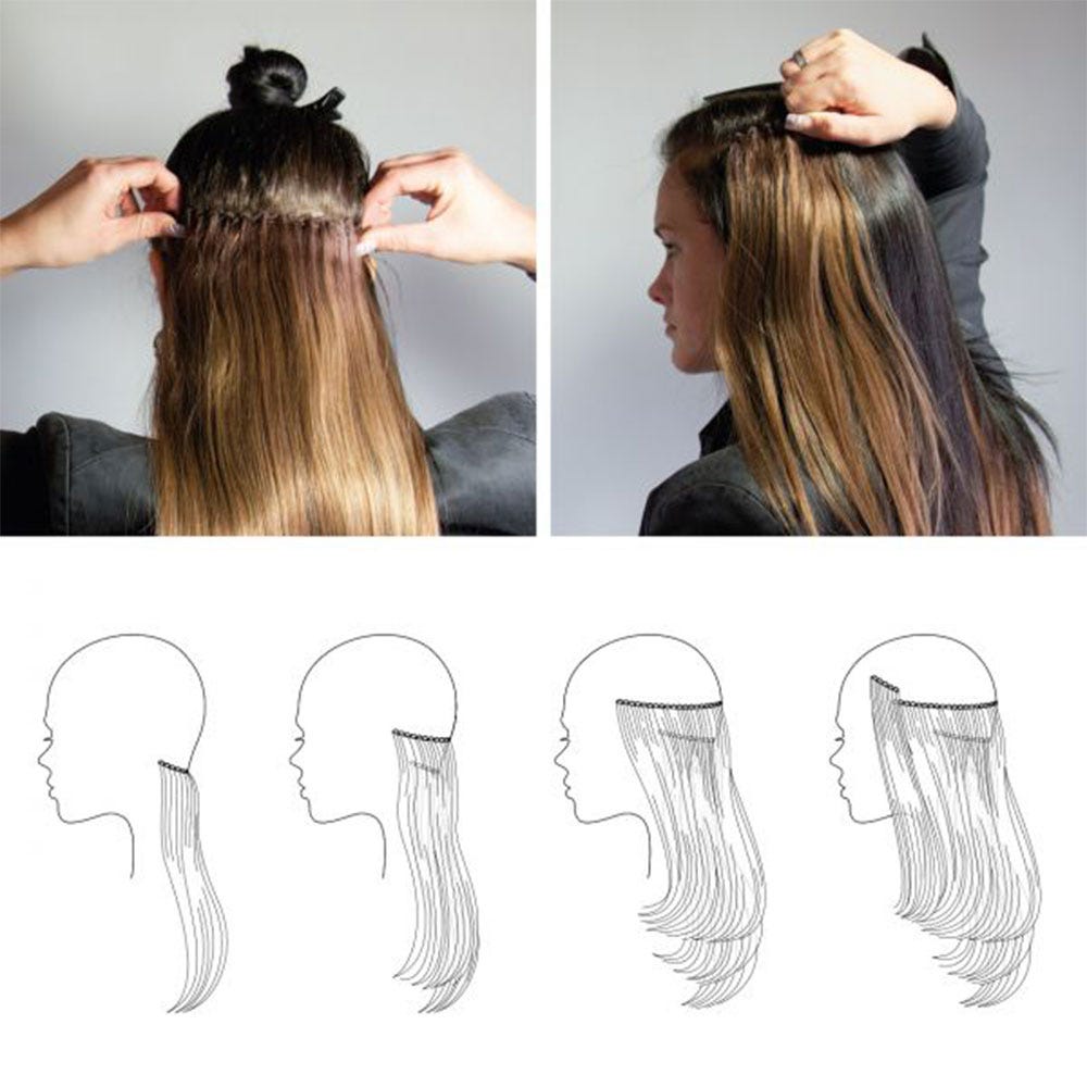 Balmain Clip-in Weft Set Milan Memory Hair 45 cm