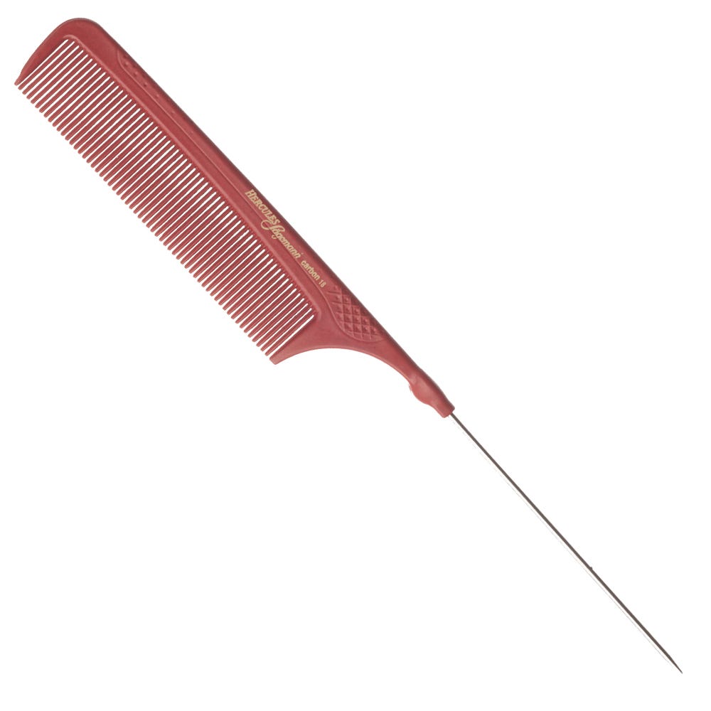Hercules Sägemann Carbon Kamm HS C18 Rot 8,75 Zoll