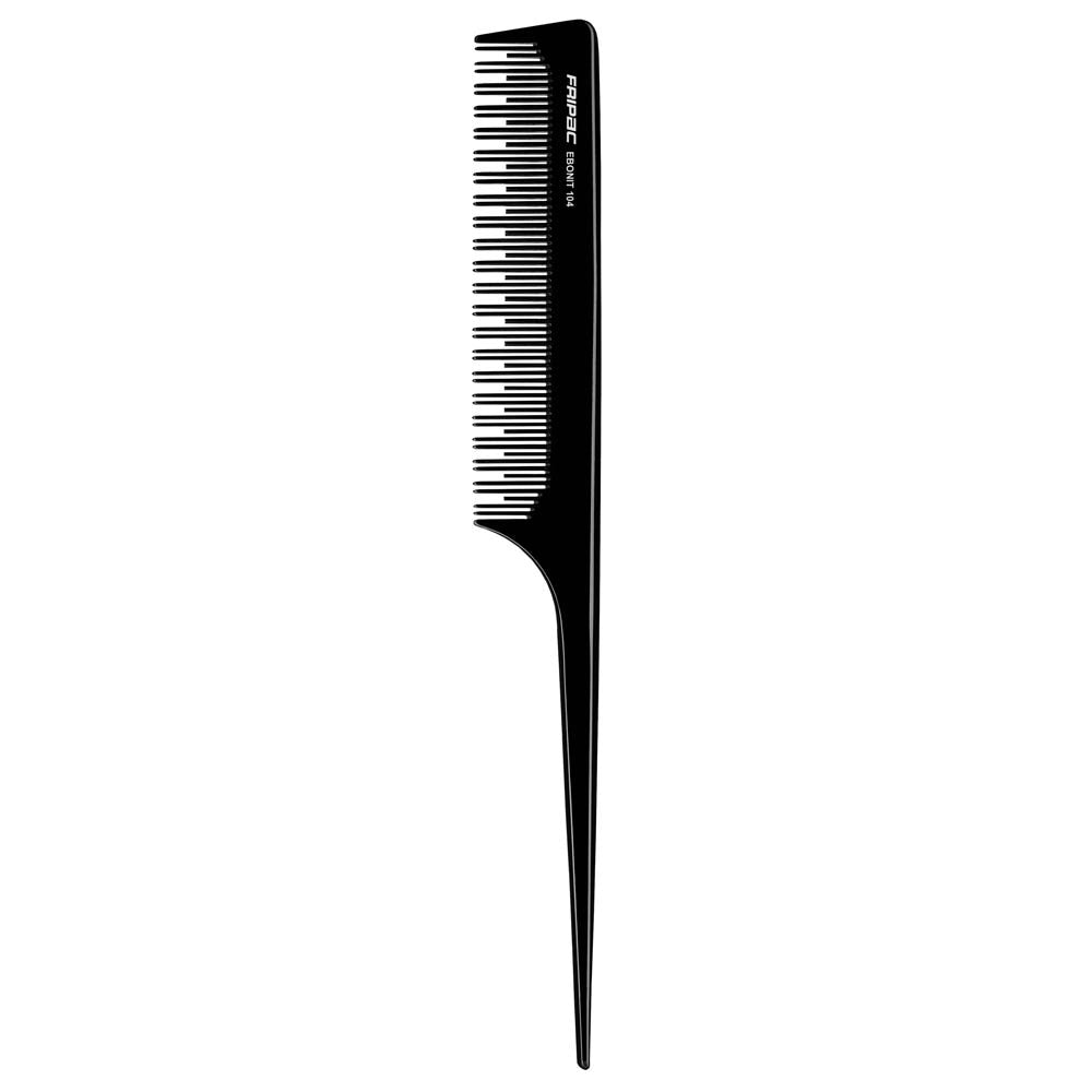 Fripac Mondial Ebonit Toupier-Stielkamm 104 fein 20 cm