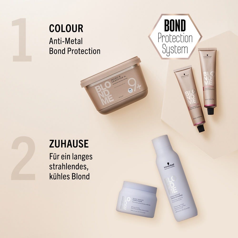 Schwarzkopf Blondme Aufheller Stahlblau 60 ml
