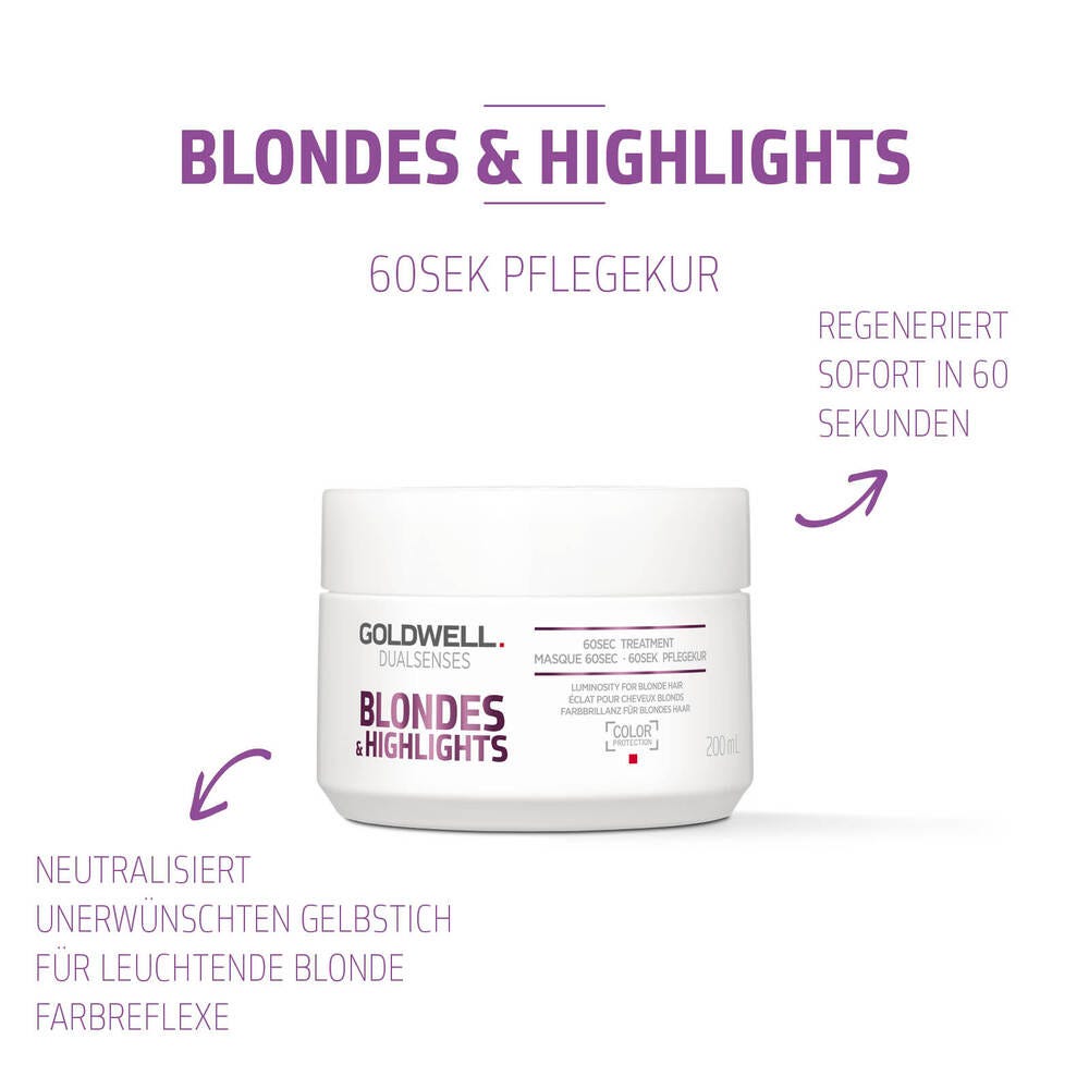 Goldwell Dualsenses Blondes & Highlights 60 Sec Treatment 200 ml