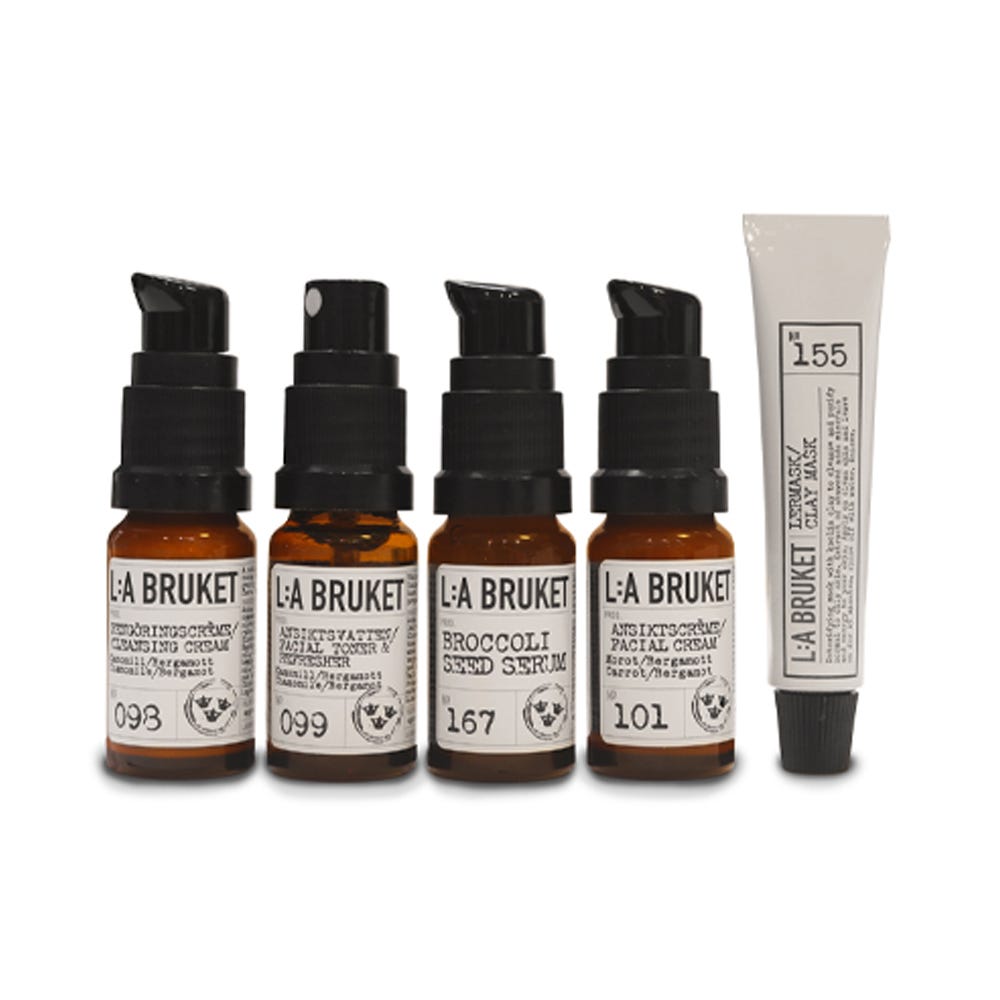 L:A BRUKET No.175 Face Travel Kit 5 x 10 ml