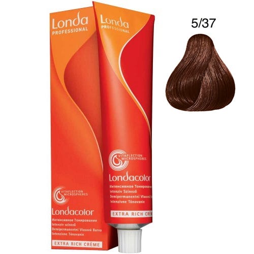 Londa Demi-Permanent Color Creme 5/37 Hellbraun Gold-Braun 60 ml