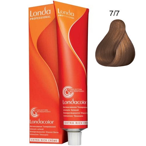 Londa Demi-Permanent Color Creme 7/7 Mittelblond Braun 60 ml