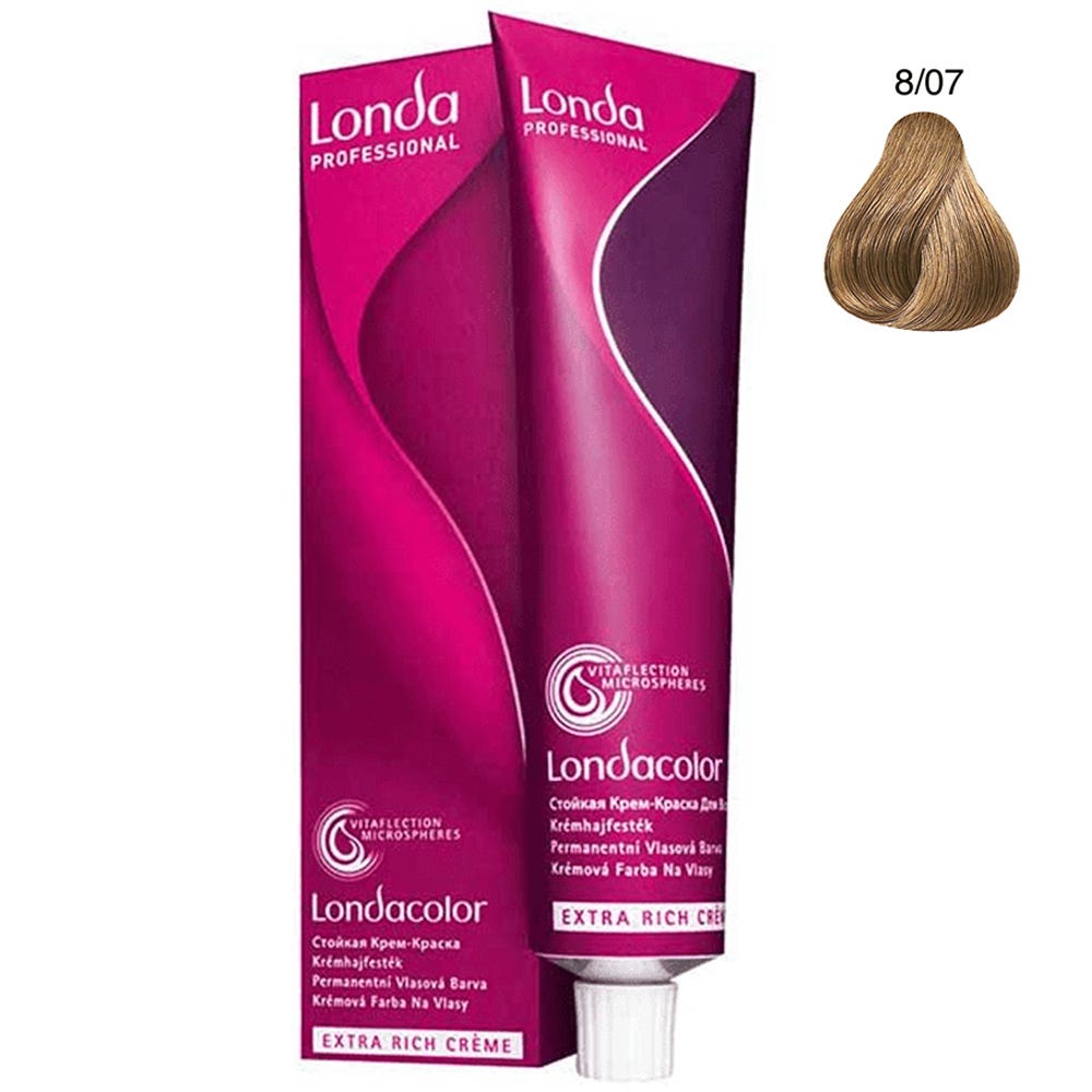 Londa Color 8/07 Hellblond Natur Braun 60 ml