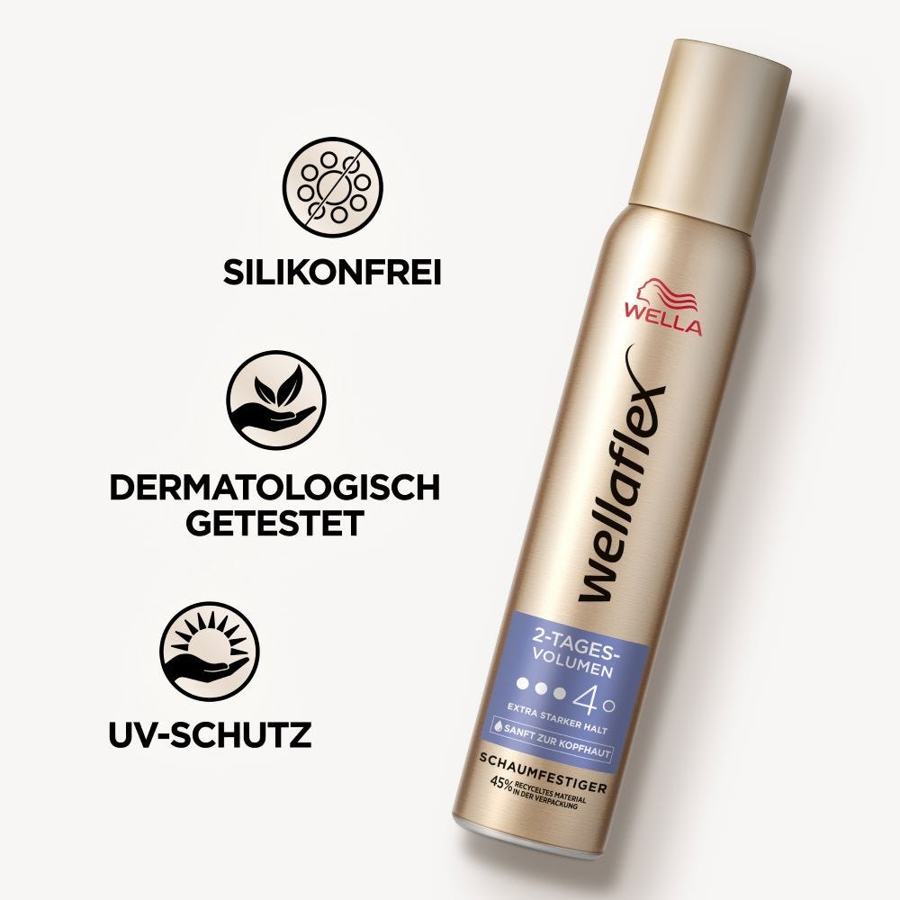 Wella Wellaflex 2-Tages Volumen Schaumfestiger extra-stark 200 ml
