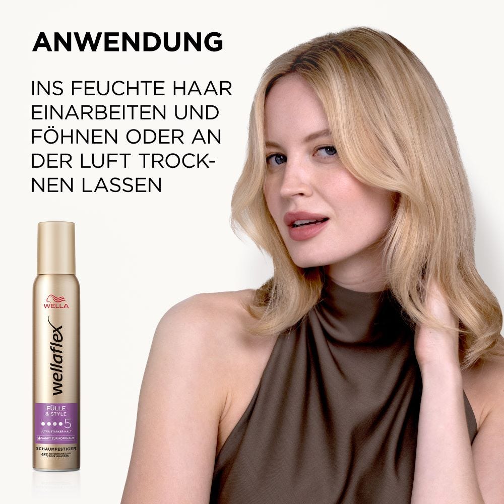 Wella Wellaflex Fülle & Style Schaumfestiger 200 ml