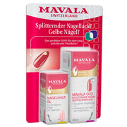 Mavala Duo - Splitternder Nagellack, gelbe Nägel