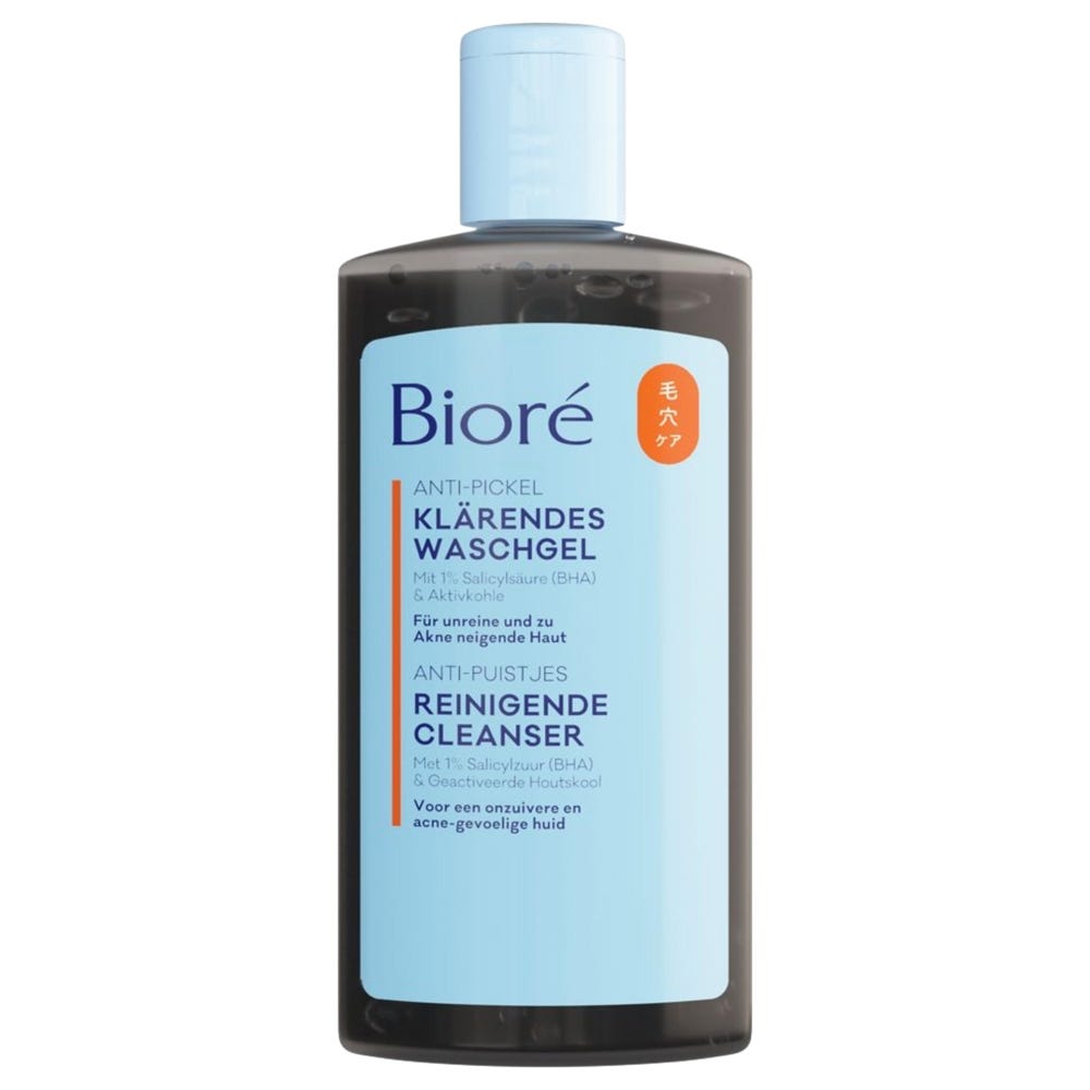 BIORÉ Anti-Pickel Waschgel mit Aktivkohle 200 ml