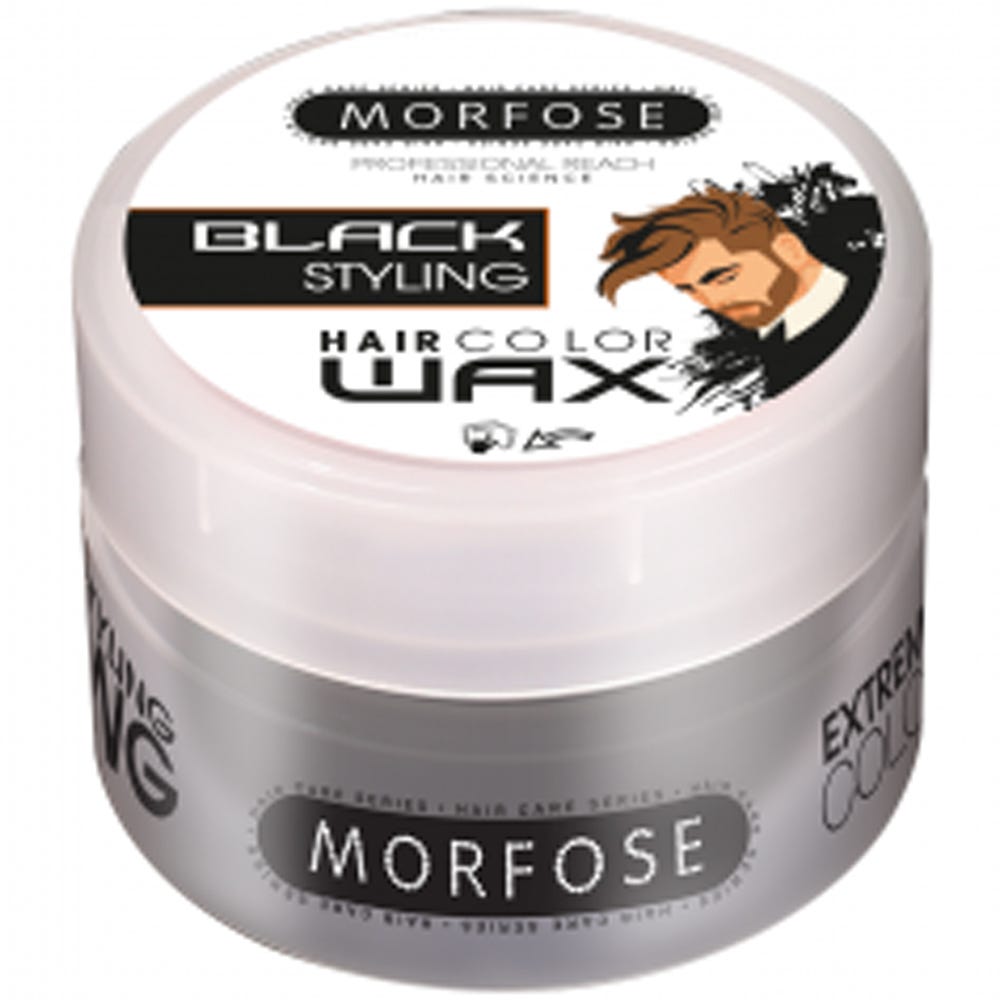 Morfose Color Haar Wax Schwarz 100 ml