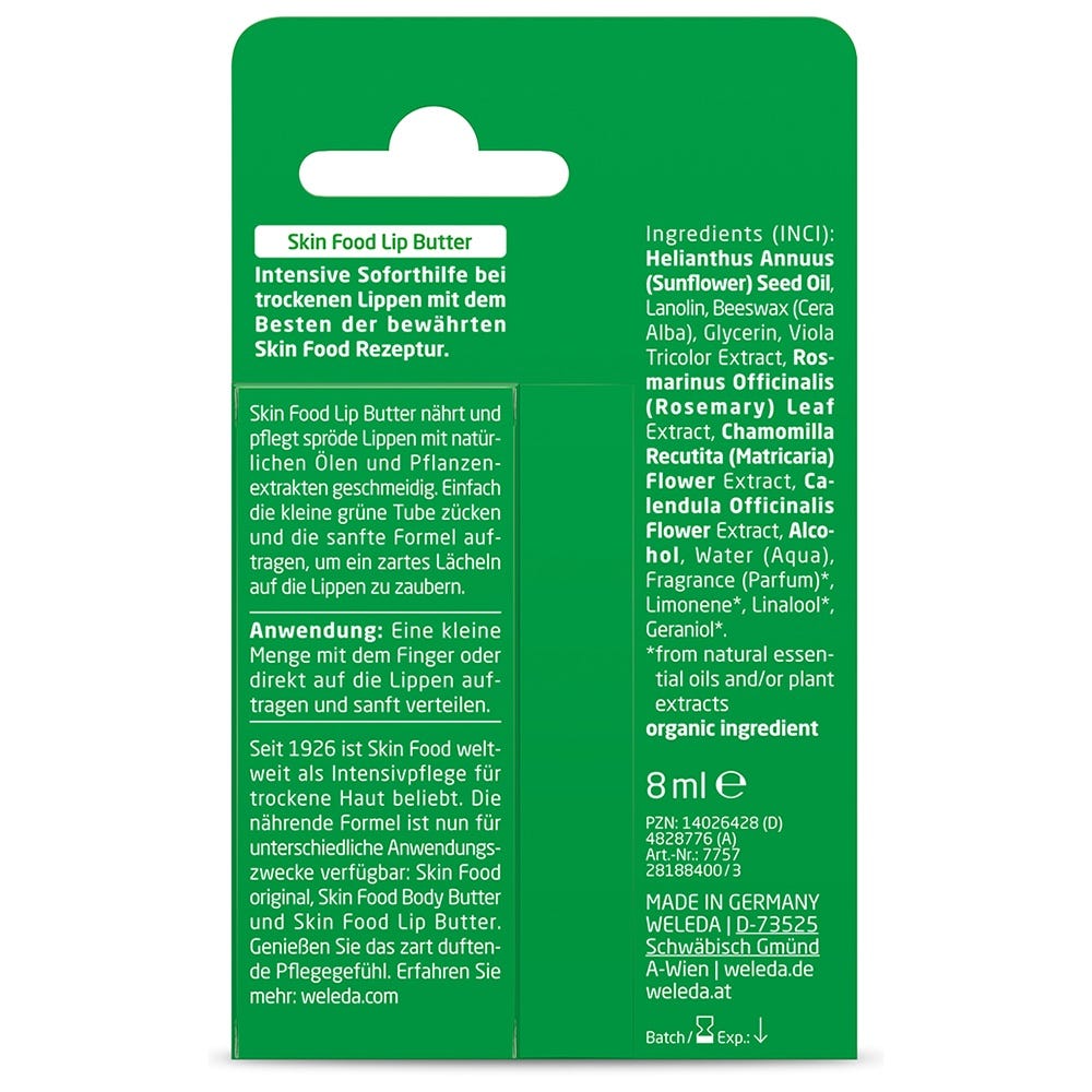Weleda Skin Food Lip Butter 8 ml