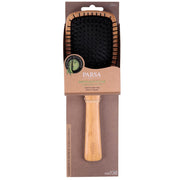 PARSA Beauty Profi FSC Holz Haarbürste Paddle Groß mit Kunststoffstiften