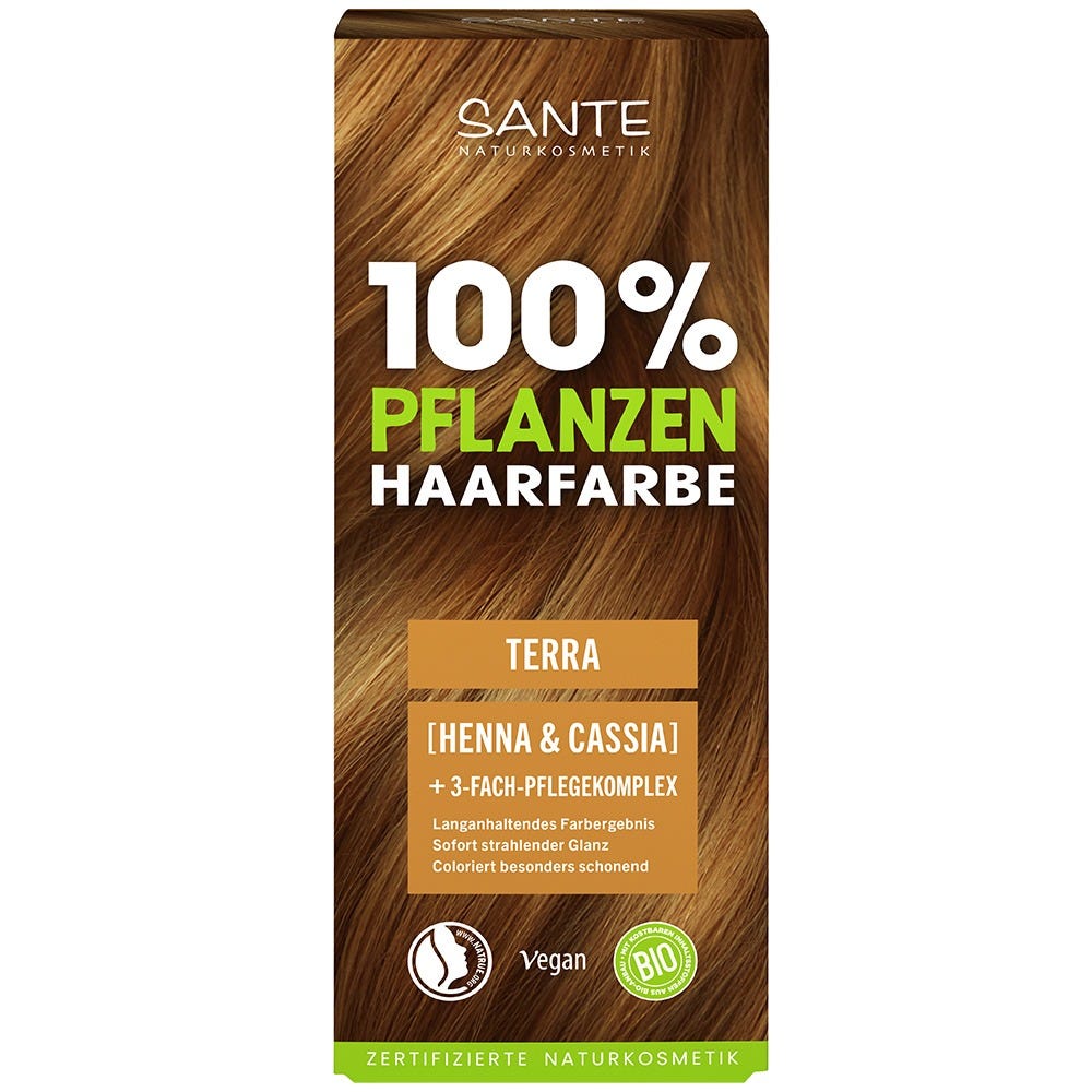 SANTE Pflanzenhaarfarbe - terra 100 g