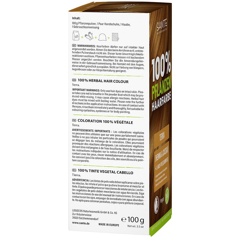 SANTE Pflanzenhaarfarbe - terra 100 g