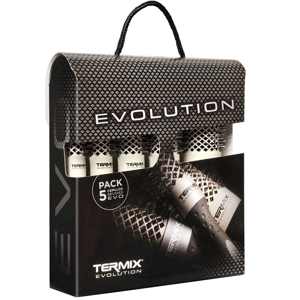 Termix Evolution Soft Large 5er-Pack Rundbürsten TX1027