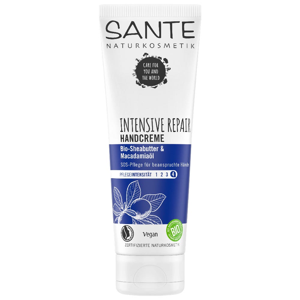 Die SANTE Balance Handcreme mit der natürlichen, wirksamen Pflegeformel beruhigt die Haut und spendet Feuchtigkeit. Sie zieht schnell ein, ohne zu fetten und schützt zusätzlich vor dem Austrocknen. Mit einem rein natürlichen, erfrischenden Duft. Bio-Aloe 
