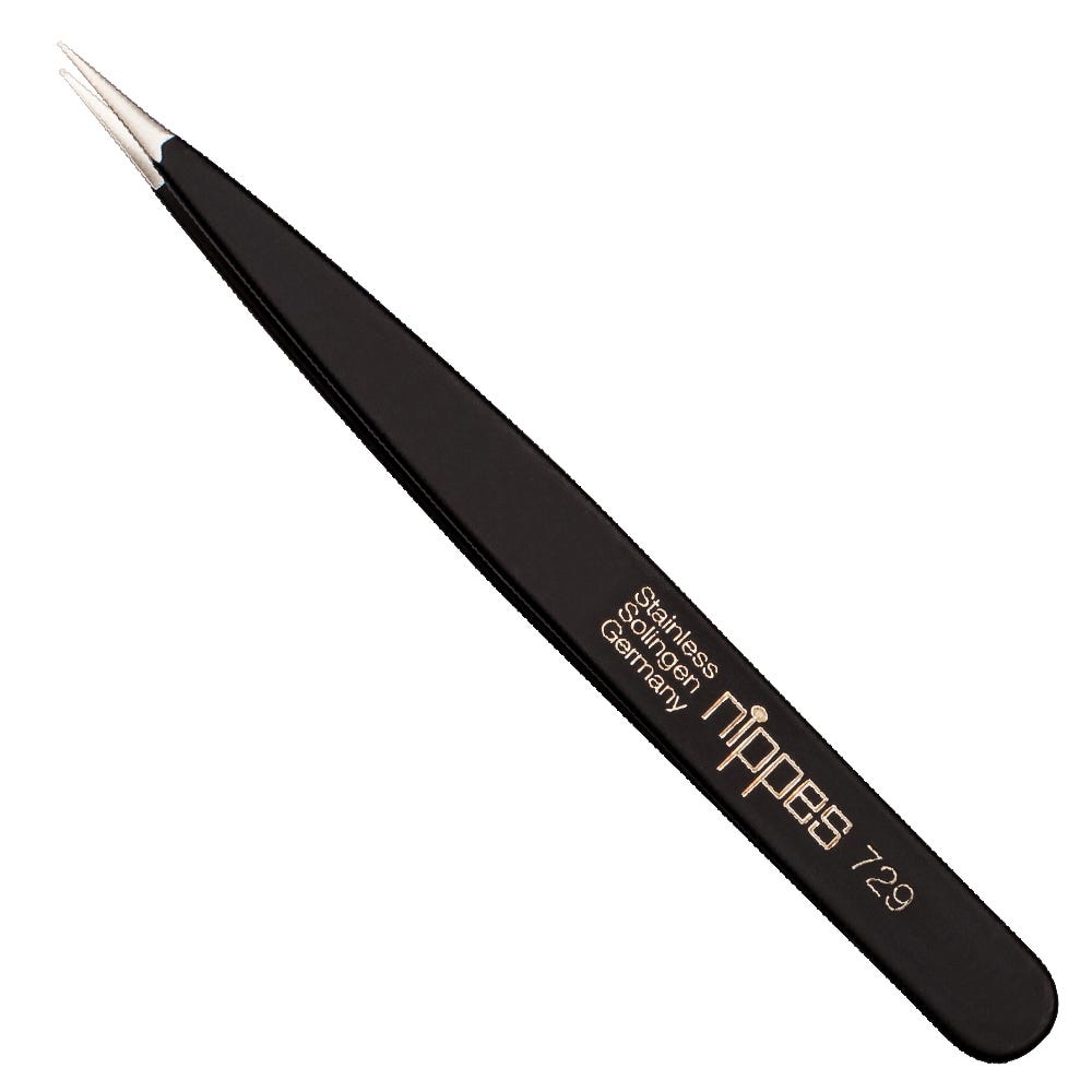 Nippes 729 Kosmetikpinzette Spitz 9,5 cm 