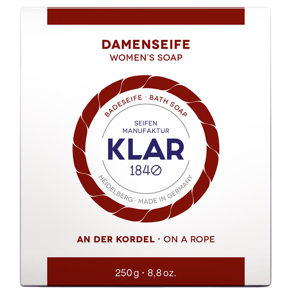 Klar's Damenbadeseife an der Kordel 250 g