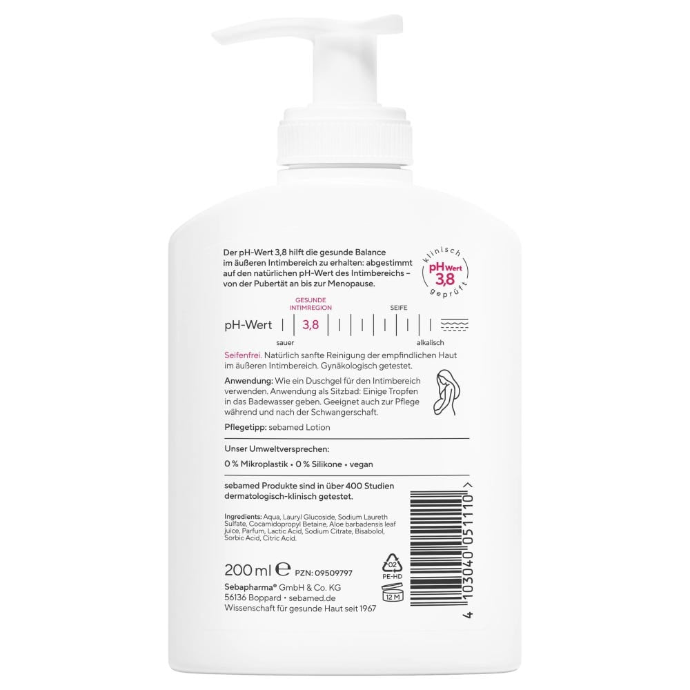 sebamed Intim-Waschgel pH-Wert 3,8 200 ml