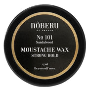 Nõberu of Sweden Moustache Wax Strong Hold - Sandalwood 25 ml