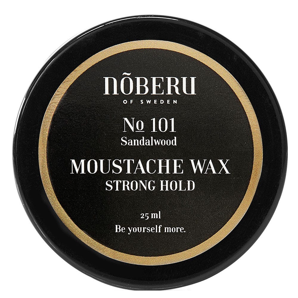 Nõberu of Sweden Moustache Wax Strong Hold - Sandalwood 25 ml