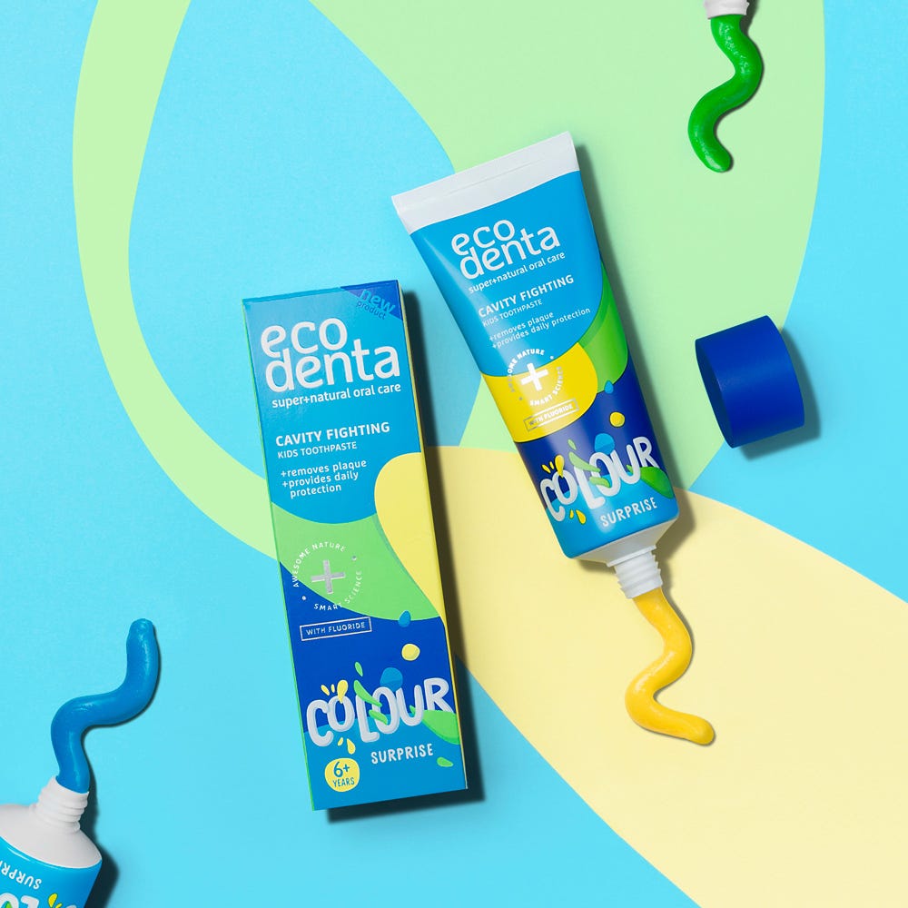Ecodenta Zahnpasta Colour Surprise Cavity 75 ml 