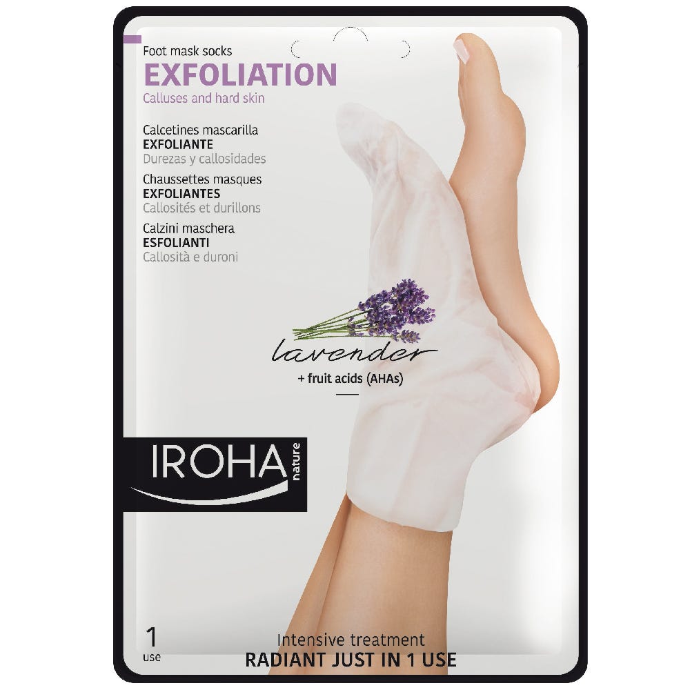 Iroha Exfoliation Socks Lavender & Fruchtsäuren
