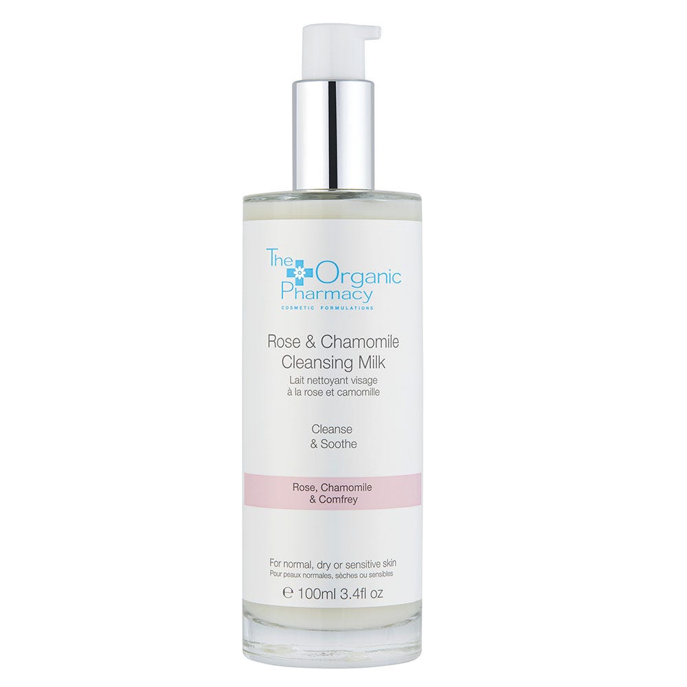 The Organic Pharmacy Rose & Chamomile Cleansing Milk 100 ml