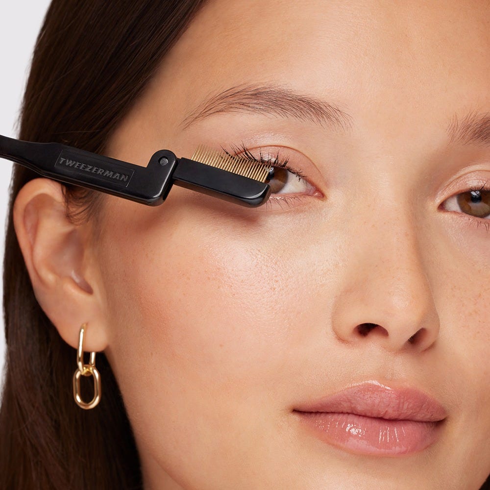 Tweezerman Studio Wimpernkamm Schwarz