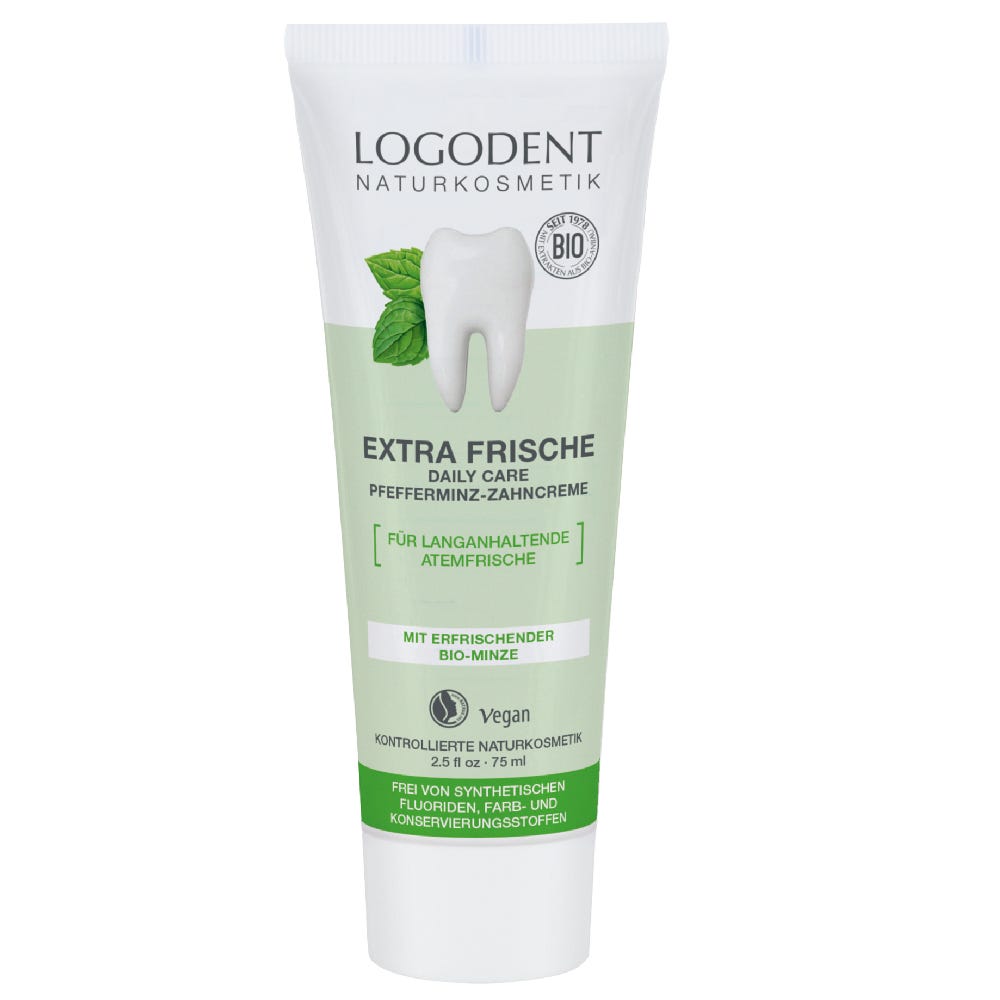 LOGODENT Extra Frische Pfefferminz-Zahncreme 75 ml