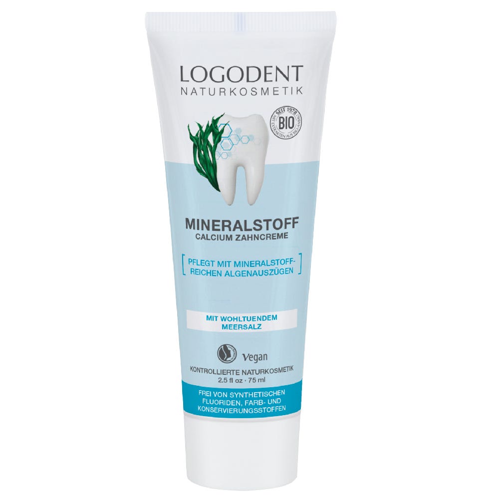 LOGODENT Mineralstoff Calcium Zahncreme 75 ml