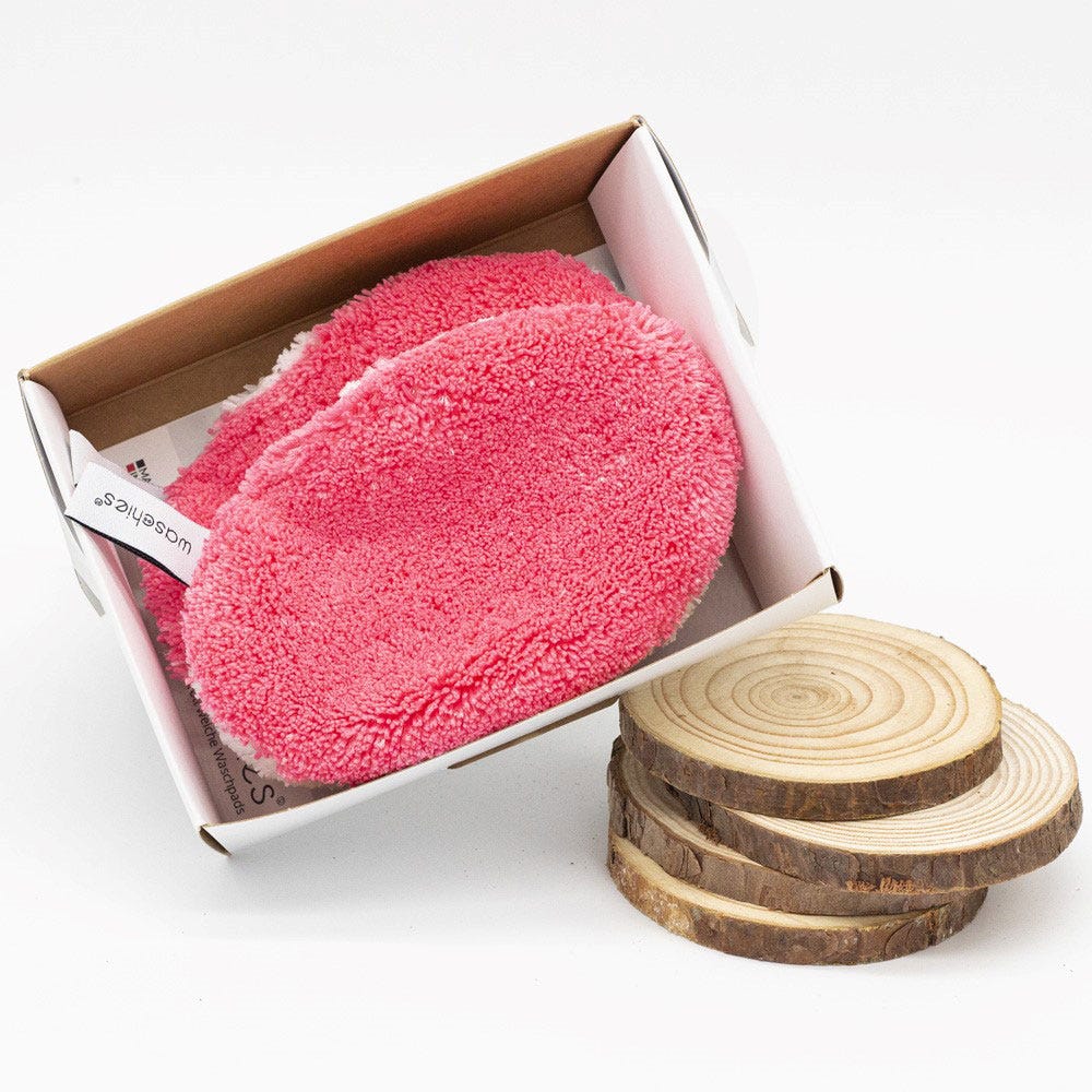 Waschies Waschpads für Babys und Kinder 2er Pink