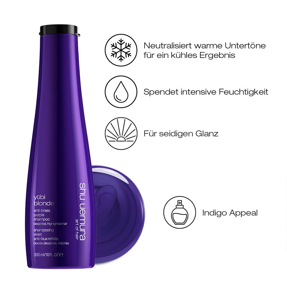 Shu Uemura Yubi Blonde Anti-Gelbstich Purple Shampoo 300 ml 