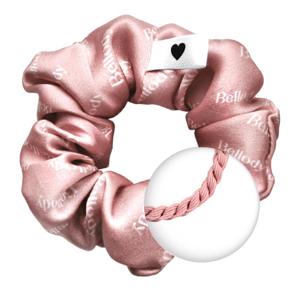 Bellody Original Seiden Scrunchie Mellow Rose