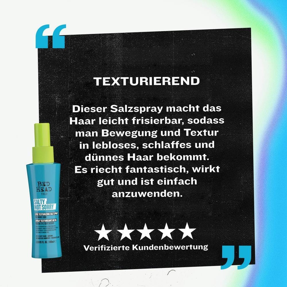 Tigi Bed Head Salty Not Sorry Spray Non-Aero 100 ml