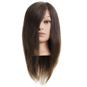 Efalock Übungskopf Hanna Humanhaar braun 40-45 cm