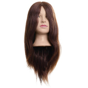 Efalock Übungskopf Lina Naturhaar-Mix braun 50 cm