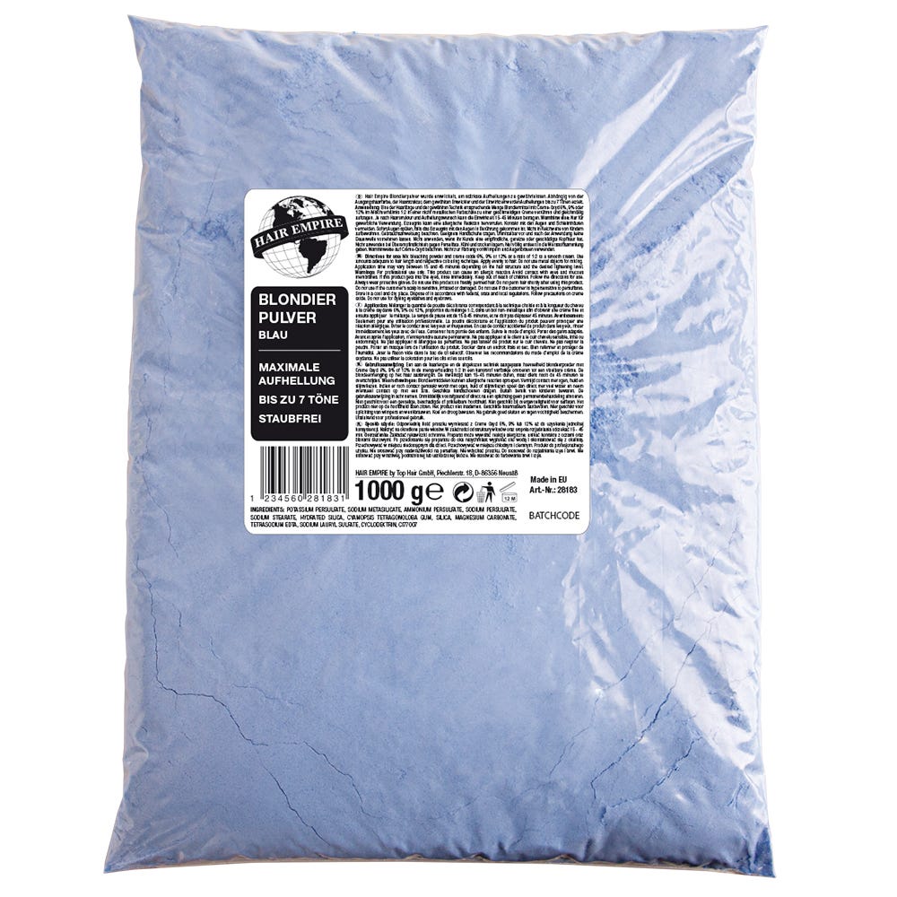 Hair Empire Diamond Color Blondierpulver Blau 1000 g 