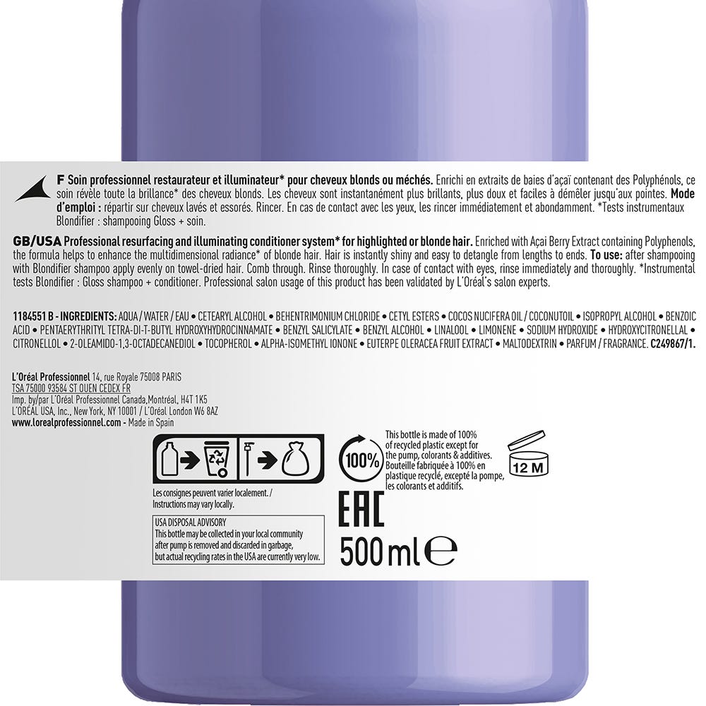 L'Oréal Professionnel Paris Serie Expert Blondifier Conditioner