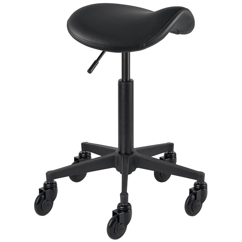 Efalock Rollhocker Clic Tec Saddle Comfy schwarz M