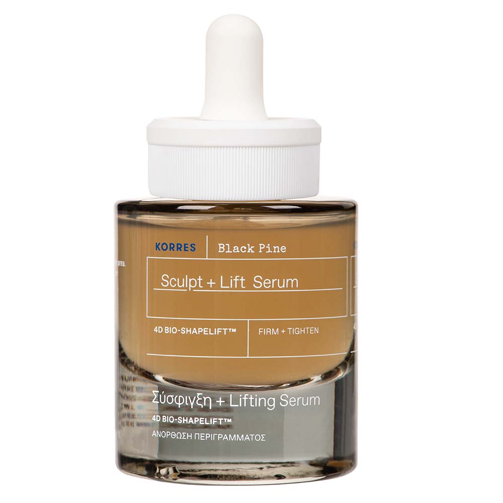 Korres Black Pine 4D BioShapeLift™ Remodellierendes und straffendes Gesichtsserum 30 ml