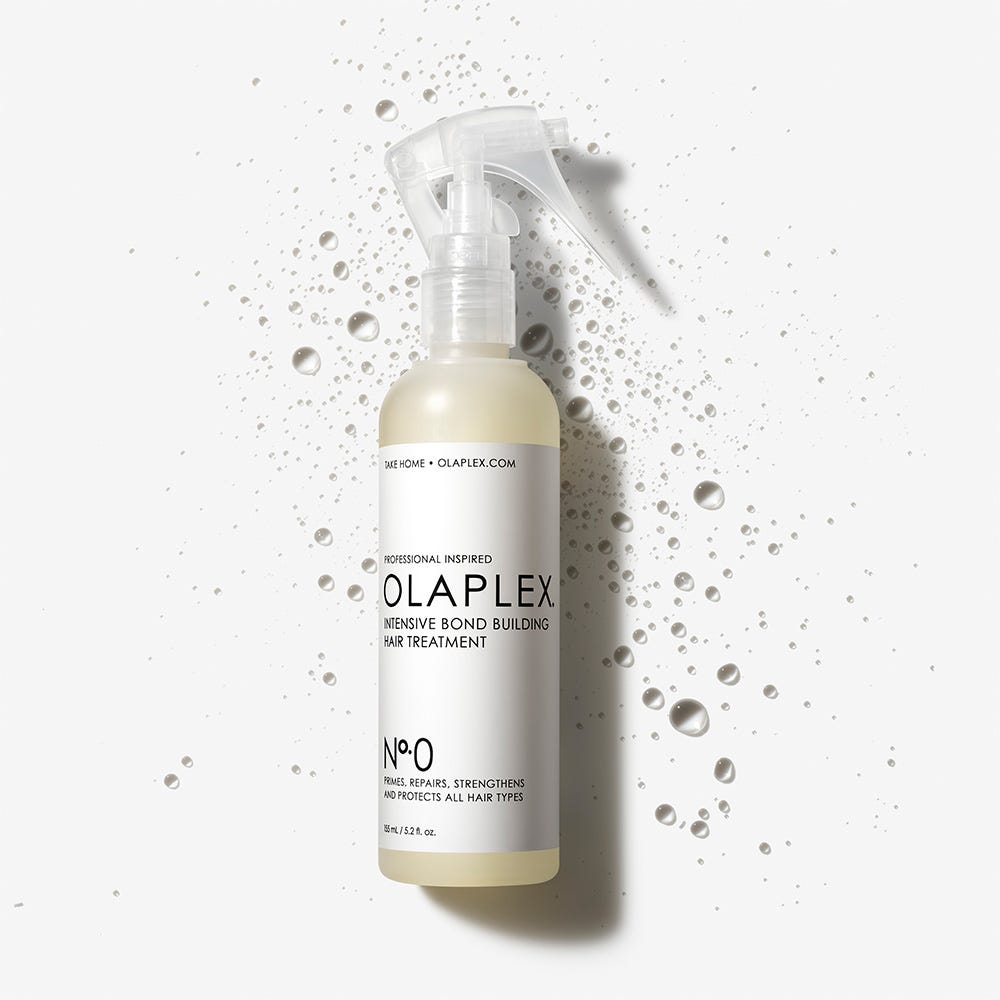 Olaplex Bundle No. 4-P + No. 0 Blonde Enhancer Toning Shampoo & Intensive Bond Building Hair Treatment
